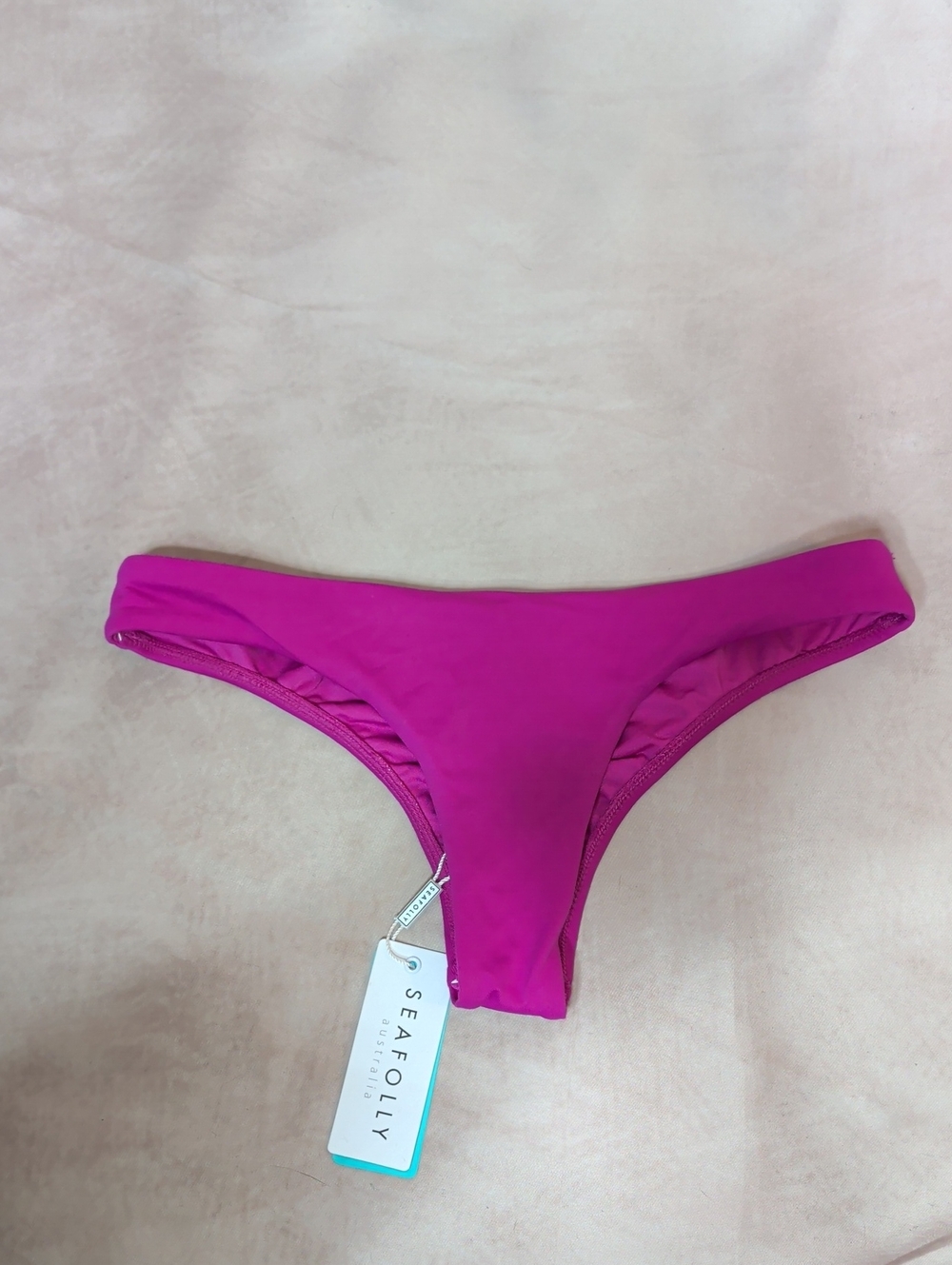 Seafolly Australia Rio Cheeky Bikini Bottom in Wild Orchid New with Tags Size 6